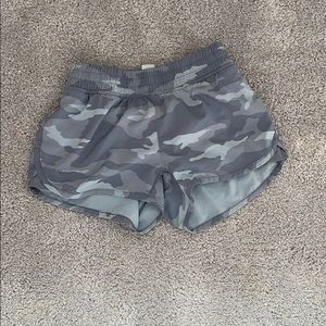 Athletic girls shorts.